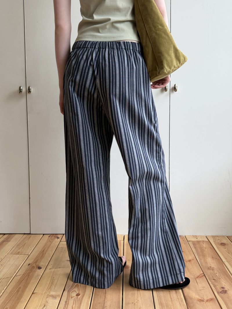 [ORIGINAL] Bound Stripe Wide Pants