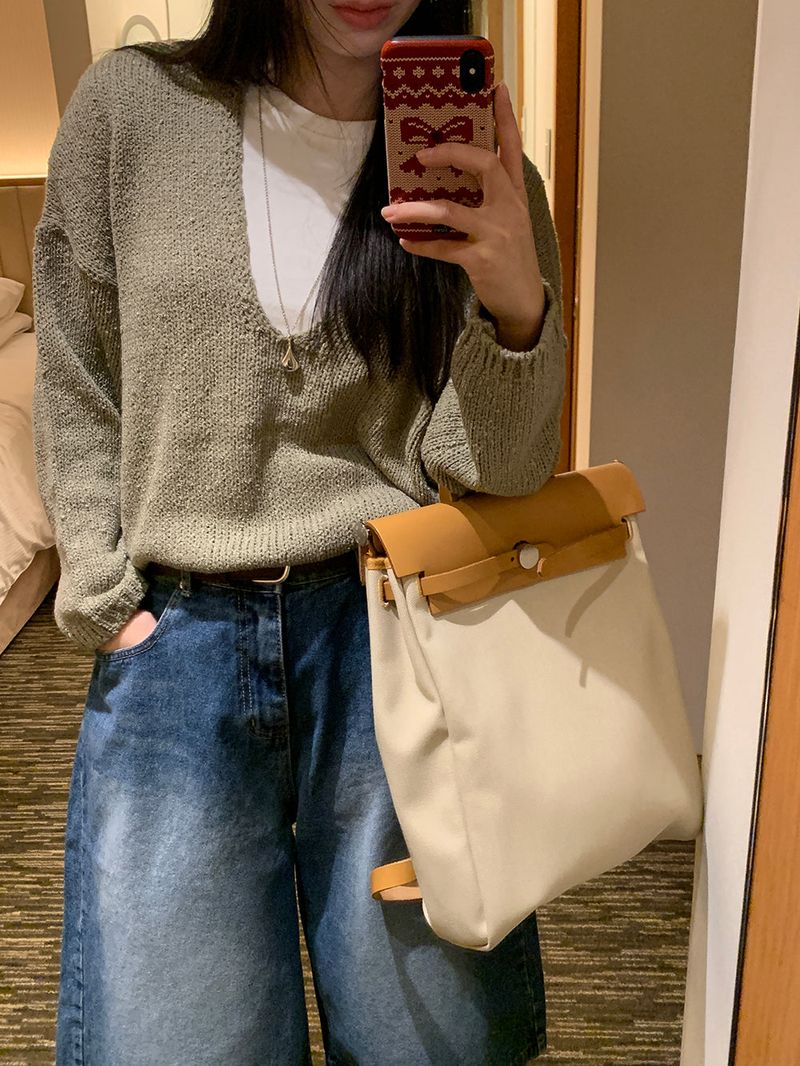 [MADE] Rieze Deep V Knit