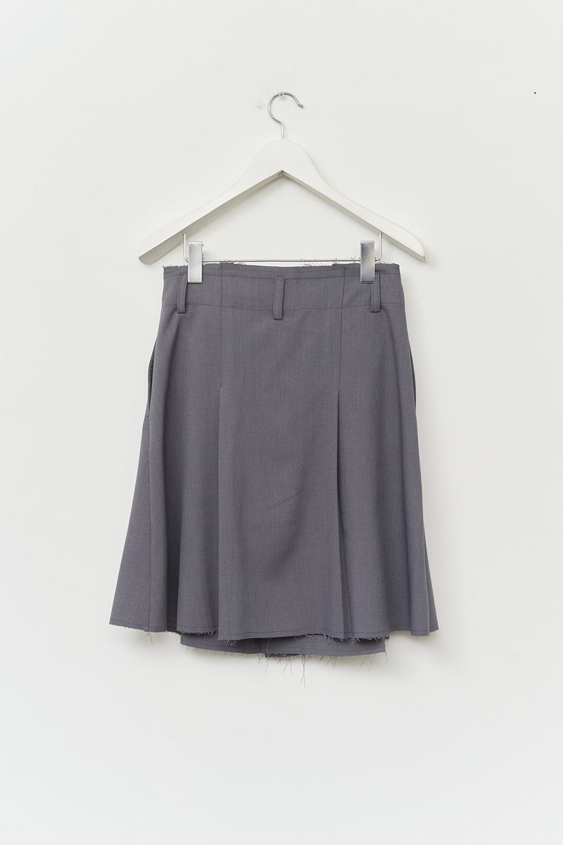 (W) Demon Pleats Skirt