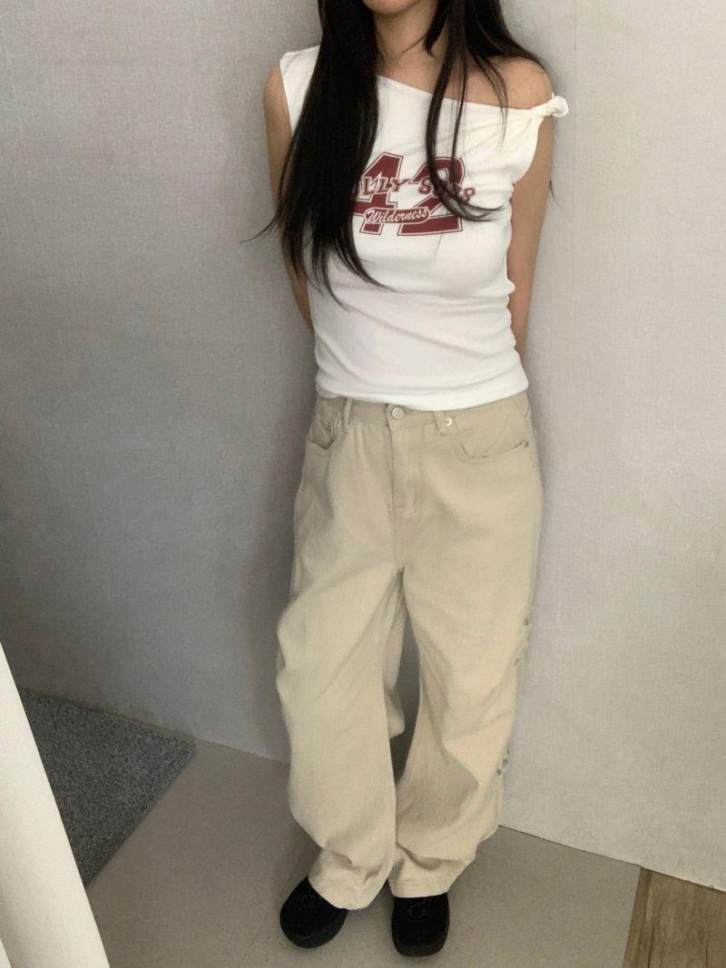 [~2XL] ハワード サイドリベットパンツ