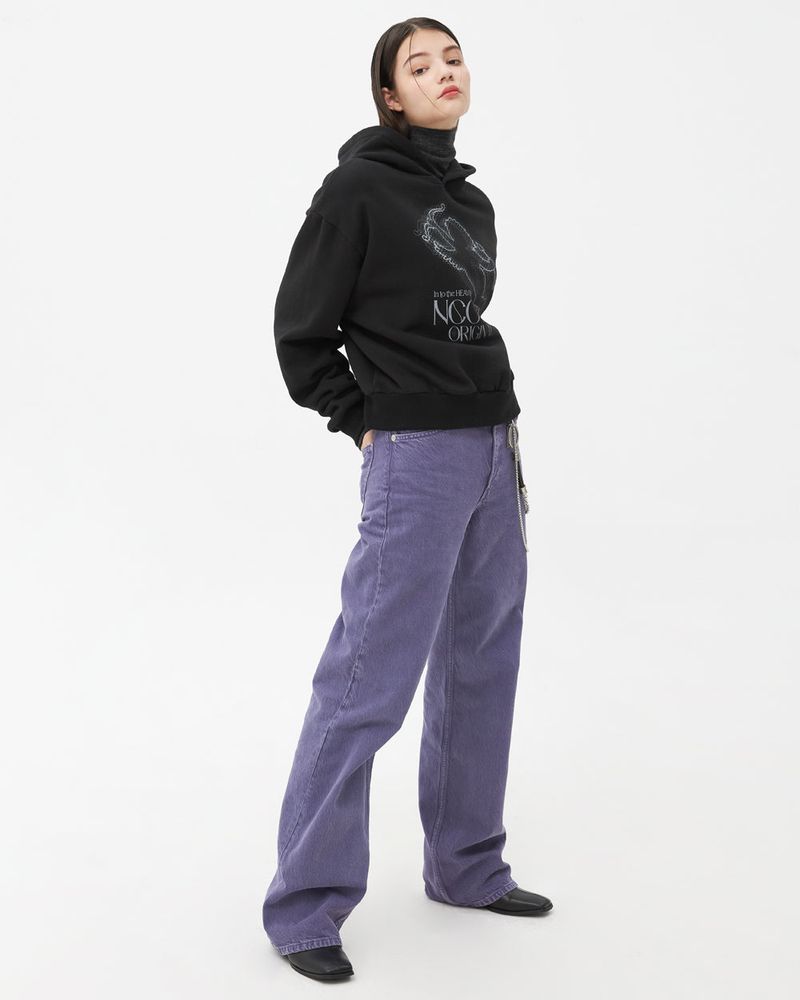 CUPIDO LINE HOODIE-BLACK