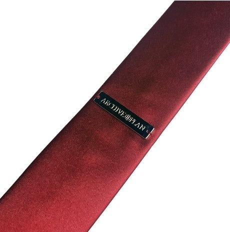 [MADE] Signature satin slim tie