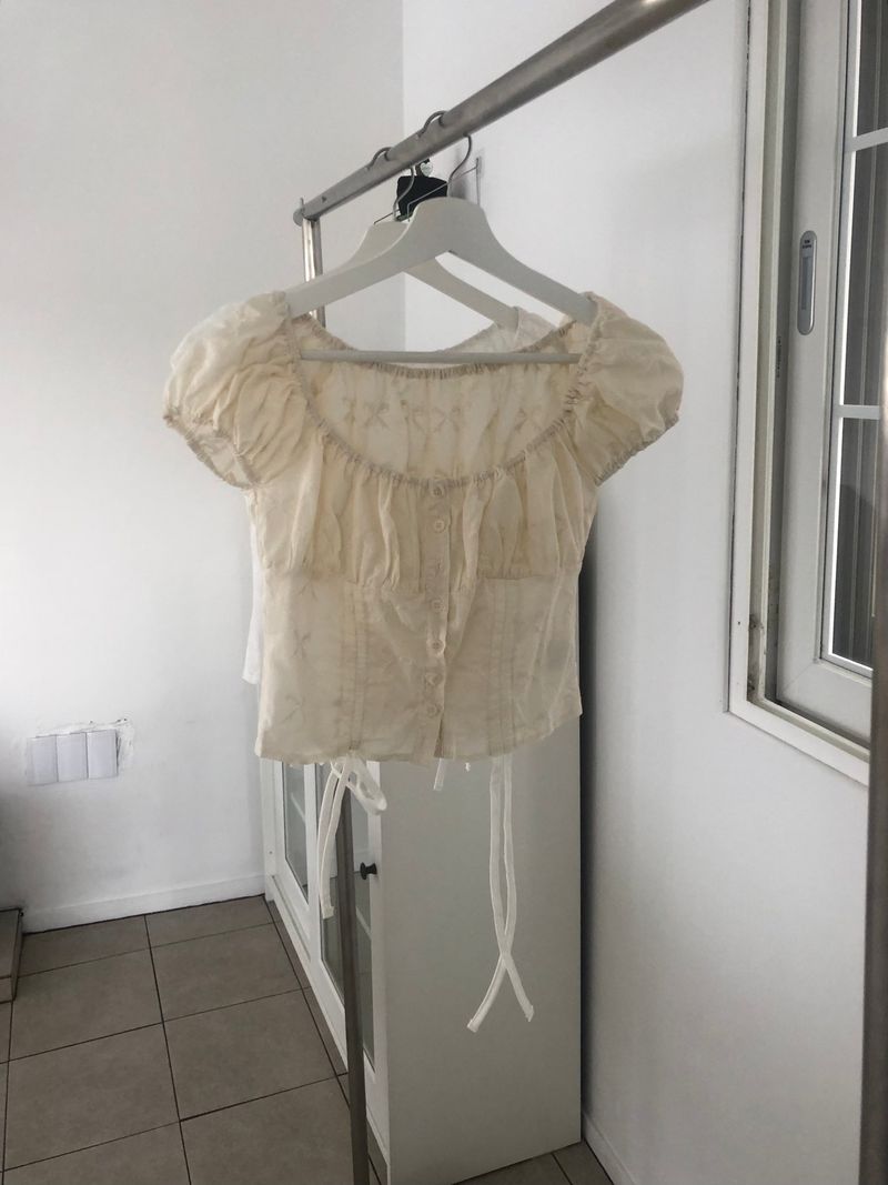 Luna Shirring Blouse (2 colors)