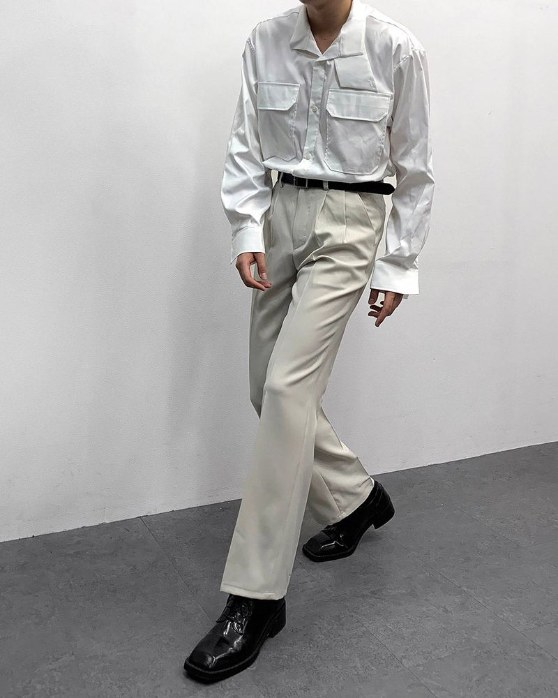 OA Deutsche Two Tuck Wide Slacks (3 colors)