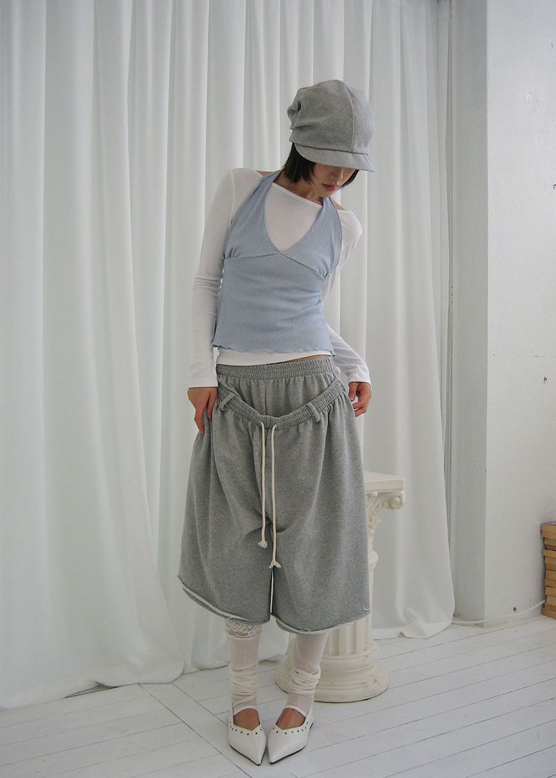 COTTON SHIRRING CAP