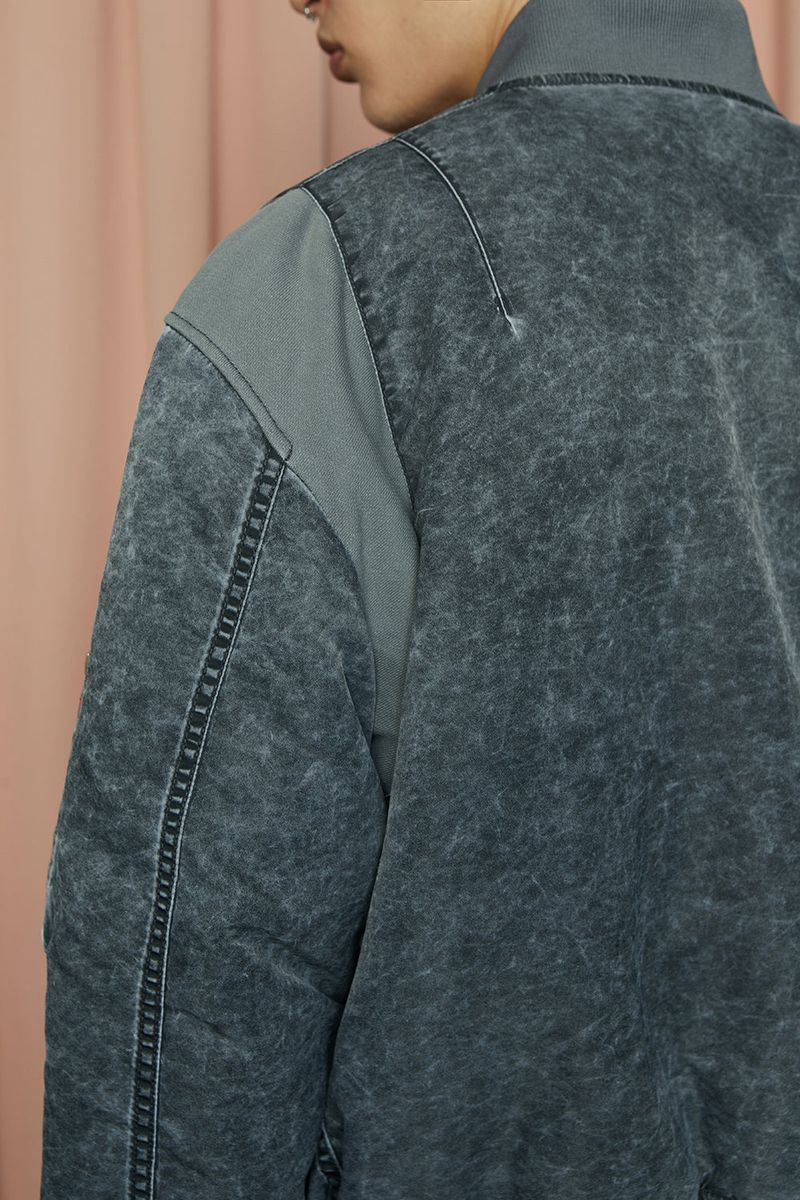 PIGMENT MA-1 JUMPER / CHARCOAL