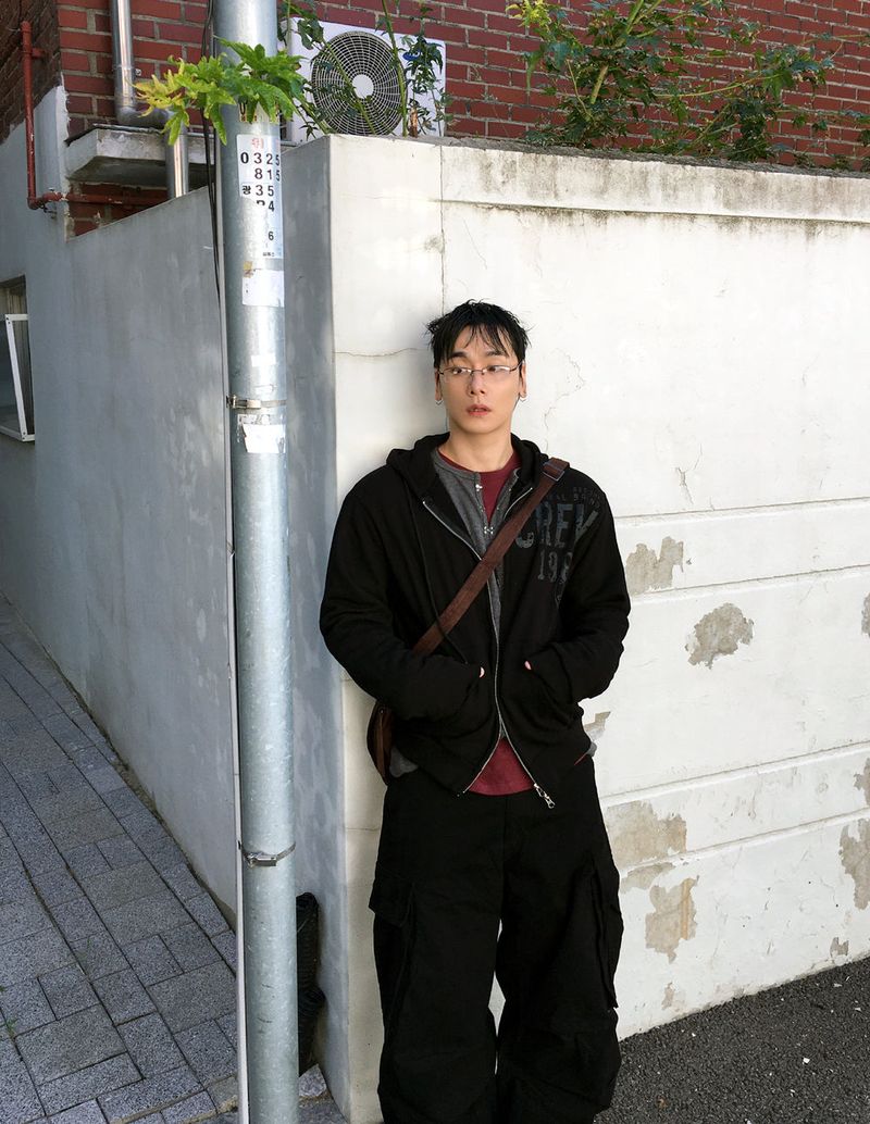 No.1404 CREW hood ZIP-UP (3color)