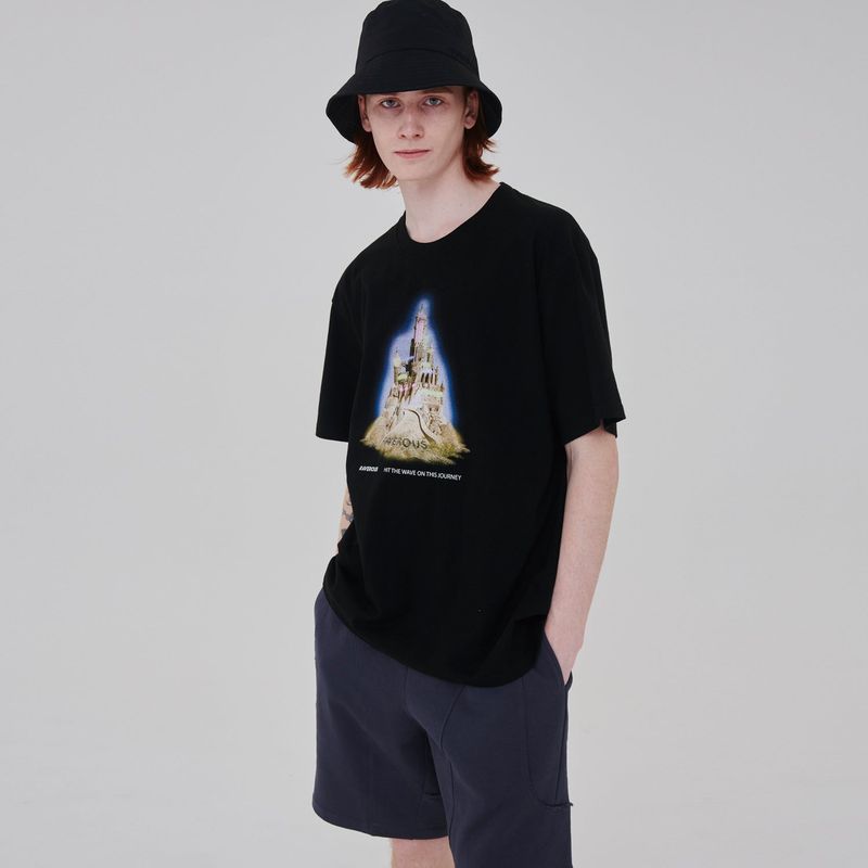 Sandcastle T-Shirt Black