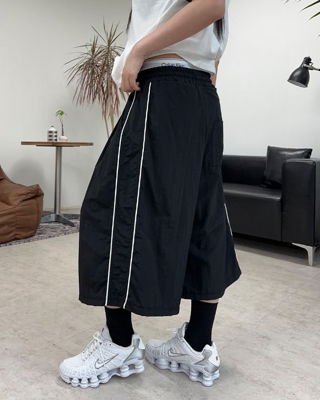 Tian Nylon Track Bermuda Pants