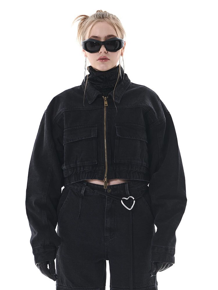 GATELESS（ゲートレス）の「DENIM BOMBER JACKET（Jackets/Outerwear）」