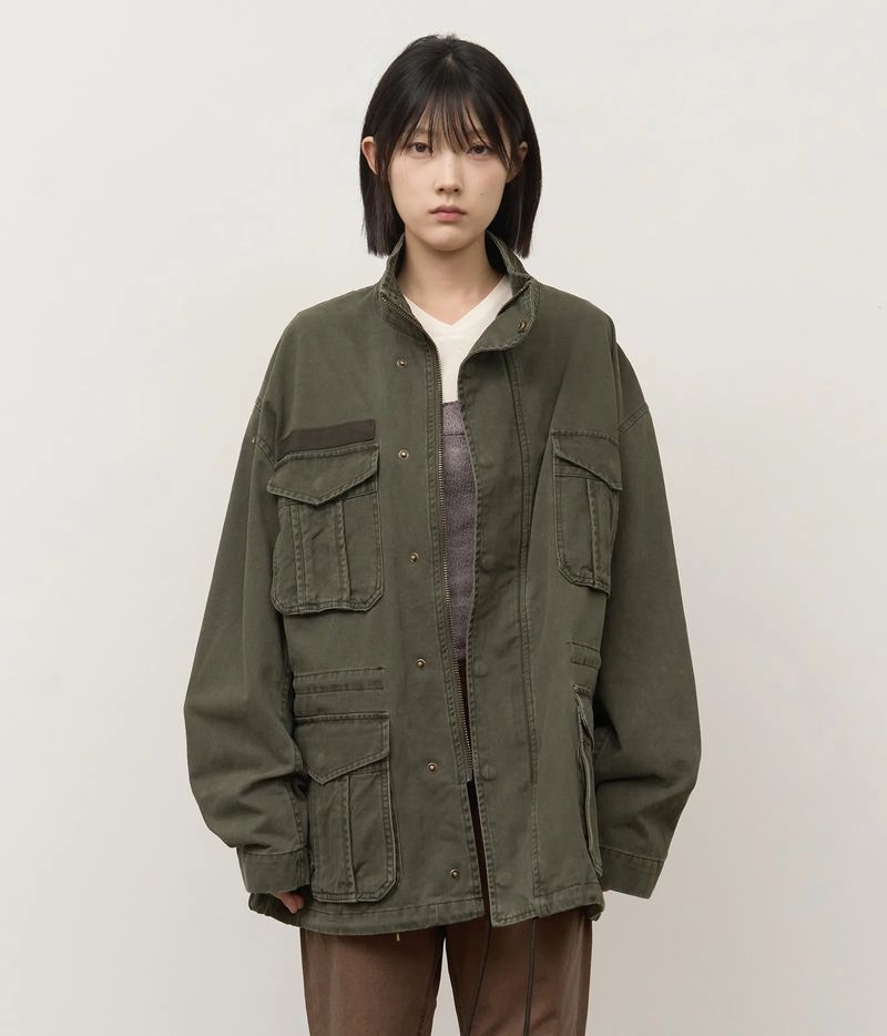 HIFIFNK（ハイファイファンク）の「クロップ ウォッシュド フィールド ジャケット（ジャケット/アウター）」