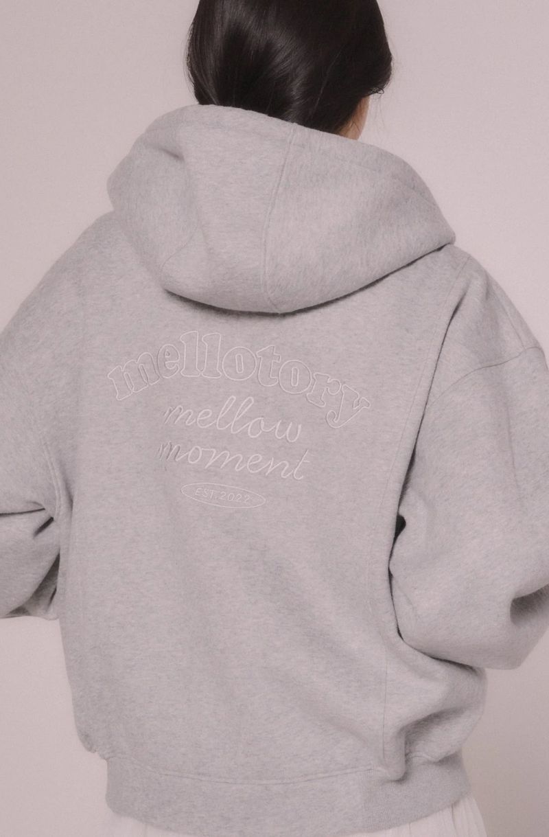 HOOD SWEAT ZIP-UP JUMPER (Navy)