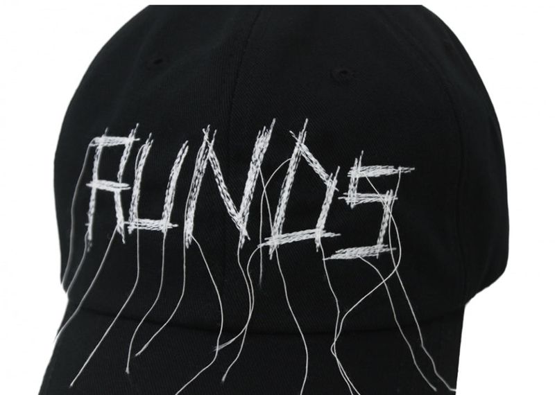 stitch lettering ball cap