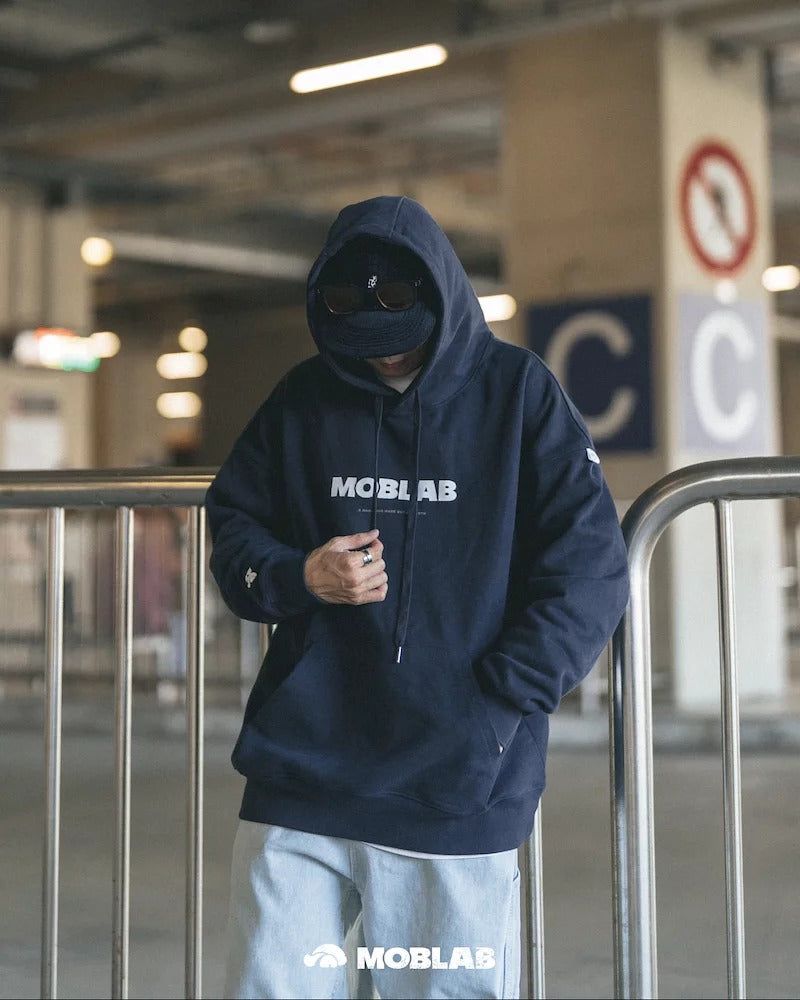 MOBLAB Classic Logo Heavy Warm Hoodie