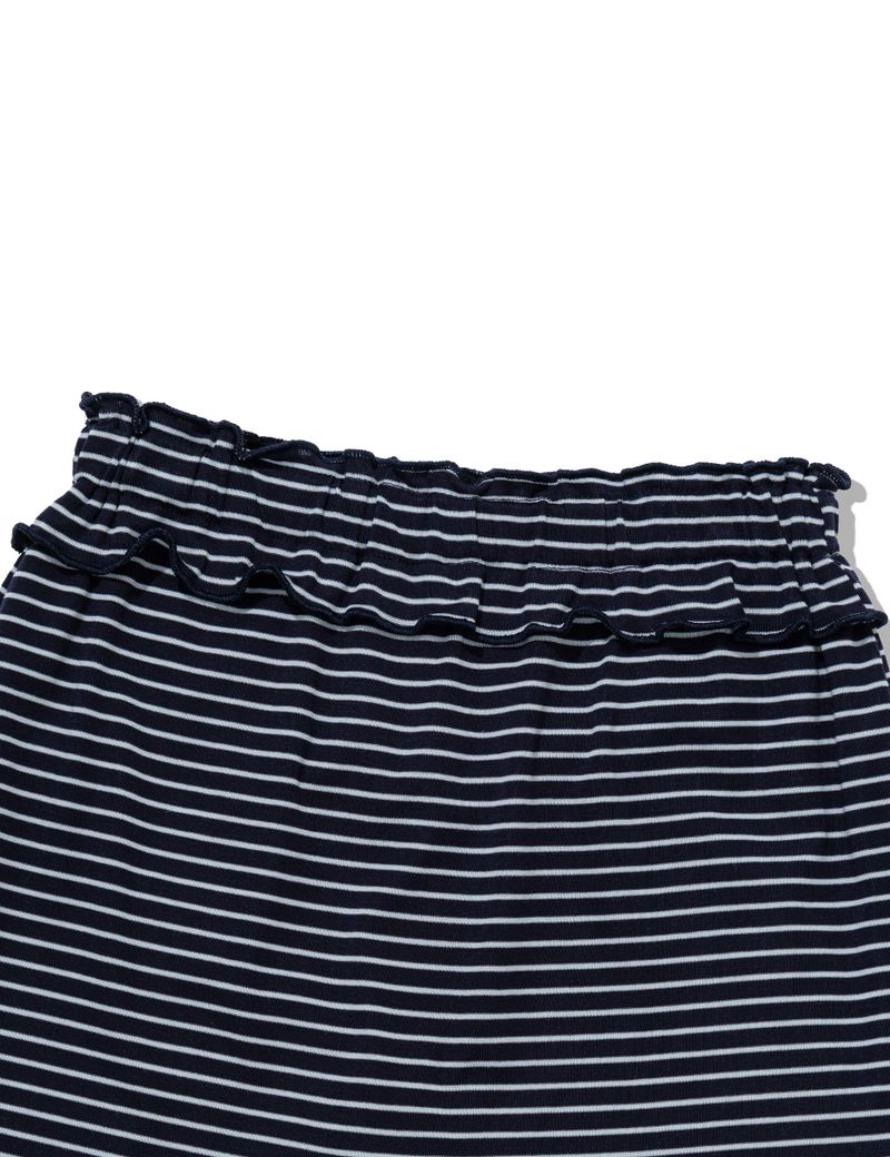 FRILL CAPRI SKIRT PANTS(ST NAVY)