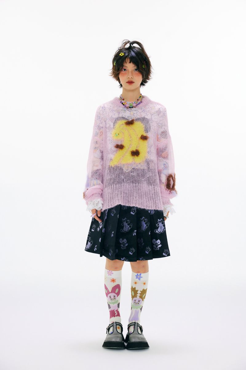 Pink Knitted Shirt
