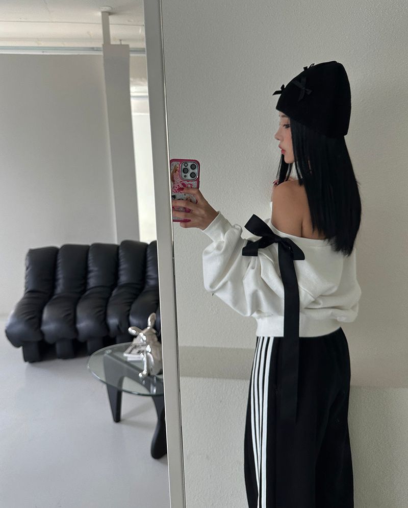 Ribbon beanie