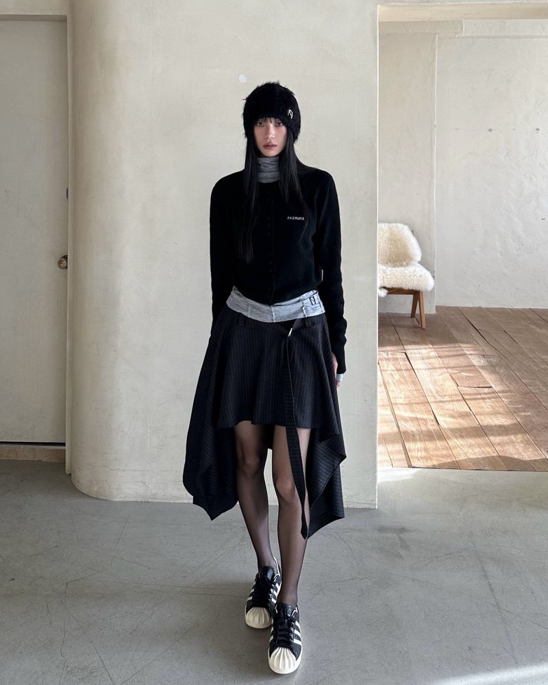 NEWALRIN Basic Cashmere Knit Cardigan