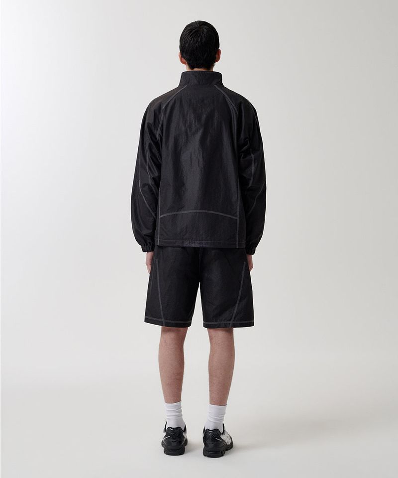 COVER STITCH NYLON TRACK SHORT