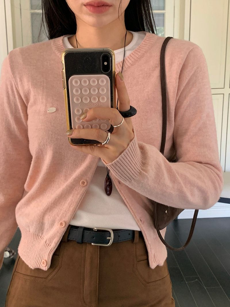 [MADE] MIETTE CASHMERE ROUND CARDIGAN