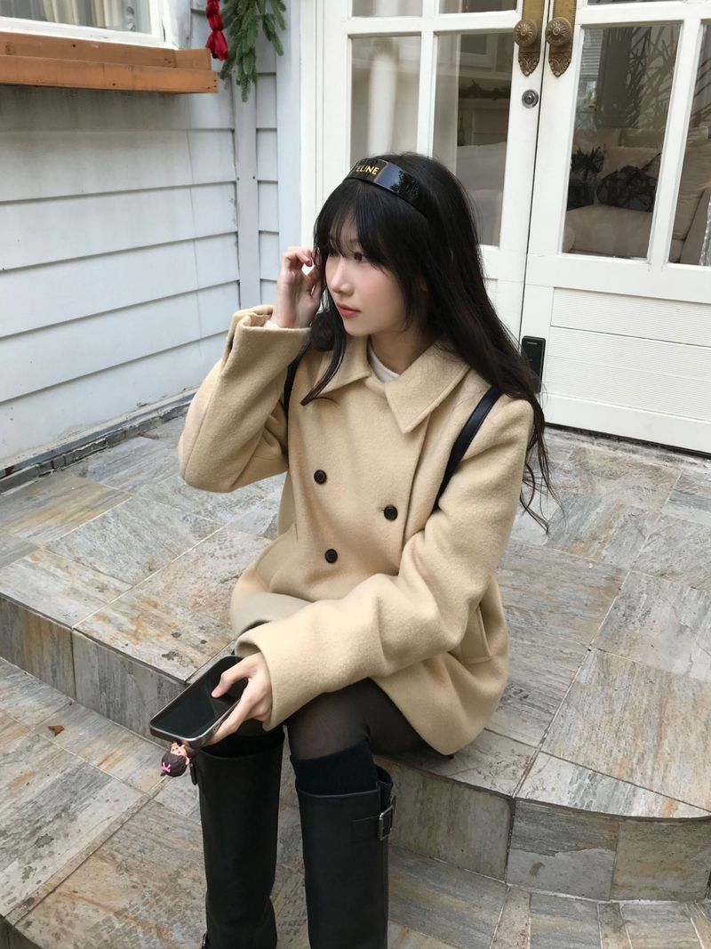 Innerf Wool Half Coat (3 colors)