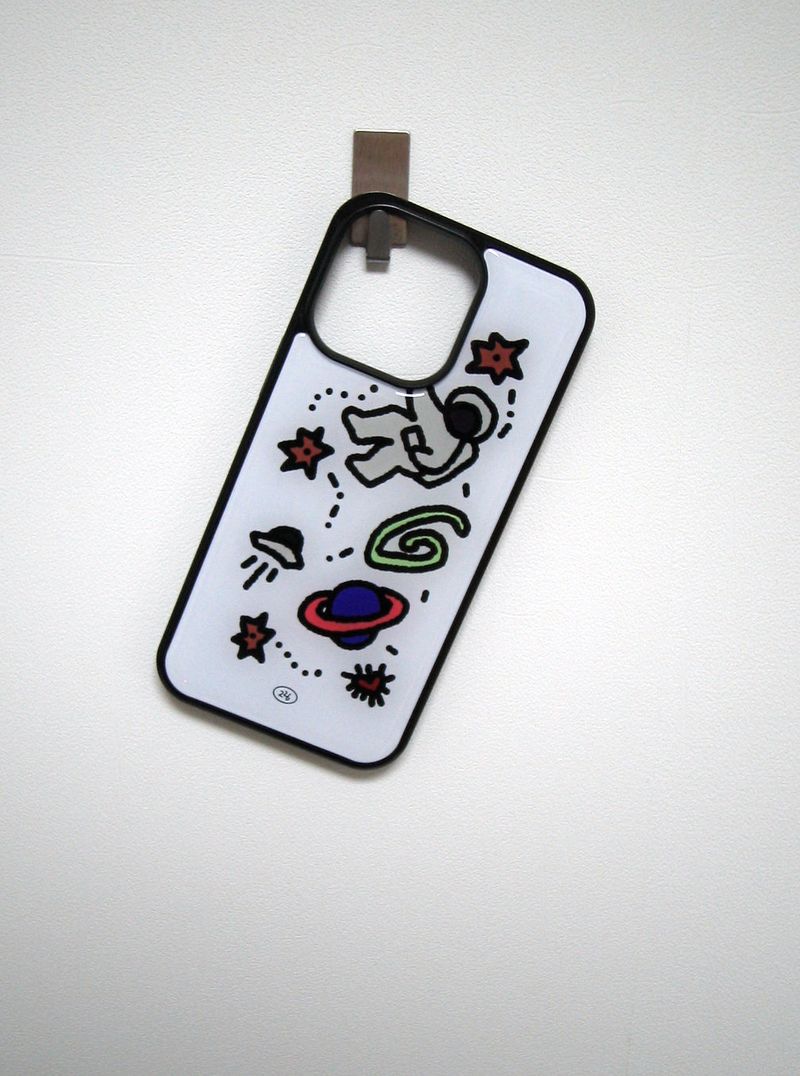 white epoxy phone case