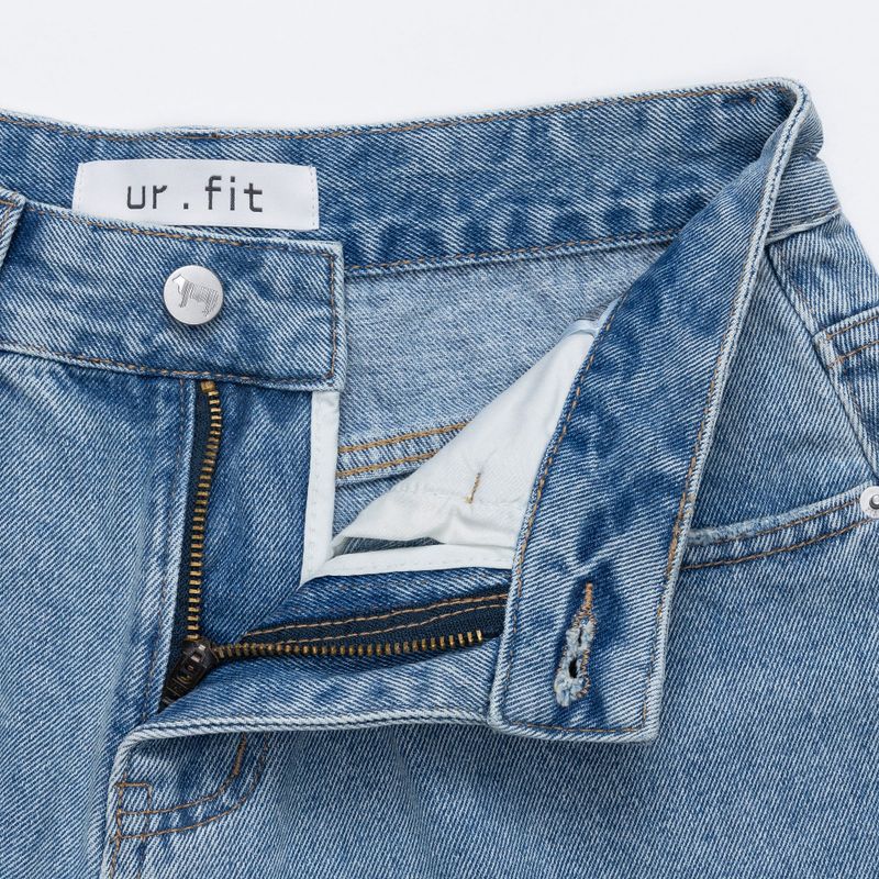 DESTROYED WIDE DENIM PANTS code 21006