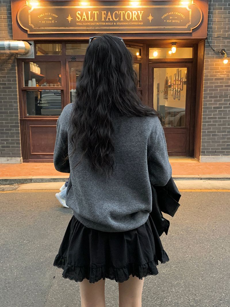[MADE] Versi lace frill mini skirt