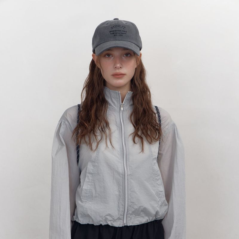 HERITAGE LOGO PIGMENT BALL CAP (CHARCOAL)