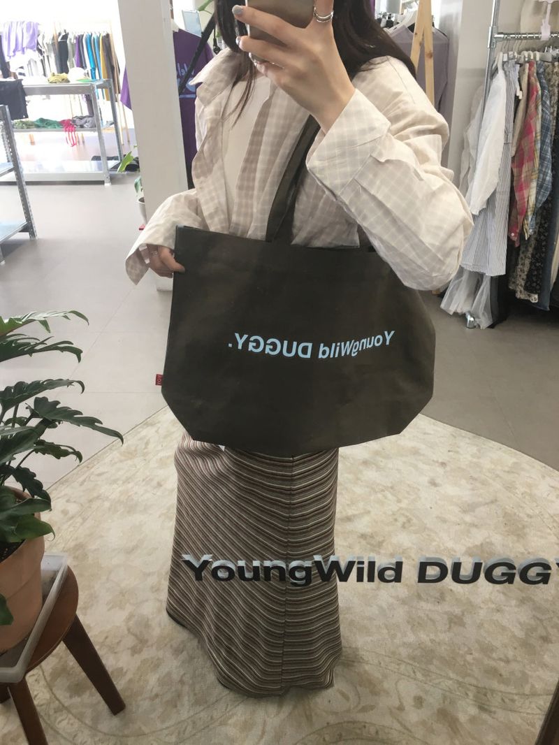 YWD TWILL ECO BAG-KHAKI 