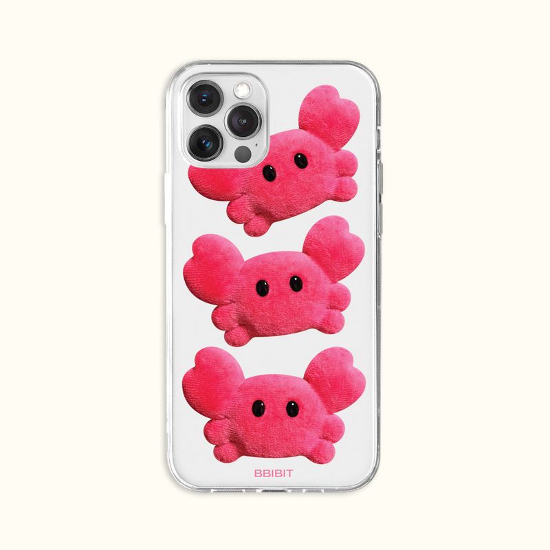 BBIBIT(ピビット)の「mini crab kkokko Jelly Hard phone case(Smartphone Accessories)」