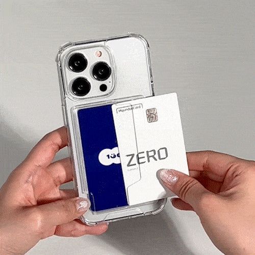 168cm（168センチ）の「168cm Genuine Clear 2-Cards Holder Bumper Case（Smartphone Accessories）」