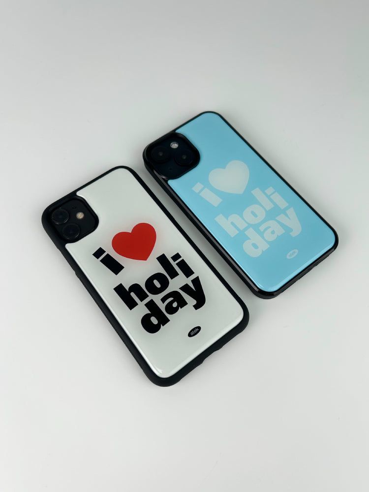 Holiday Epoxy Bumper Case(White)