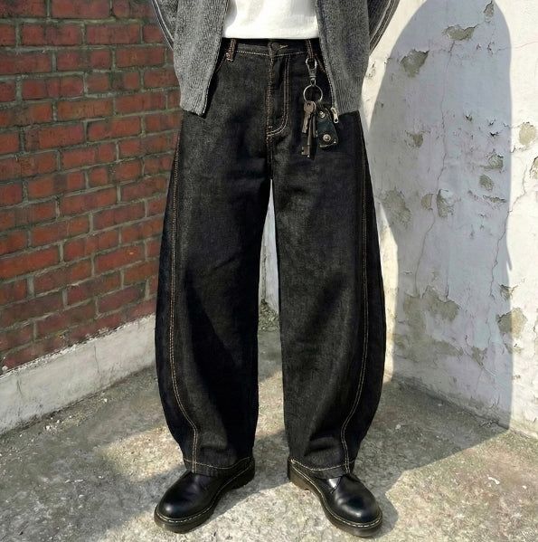 UNDEROFF（アンダーオフ）の「リラックスドカーブドフィットブラックデニム（パンツ）」