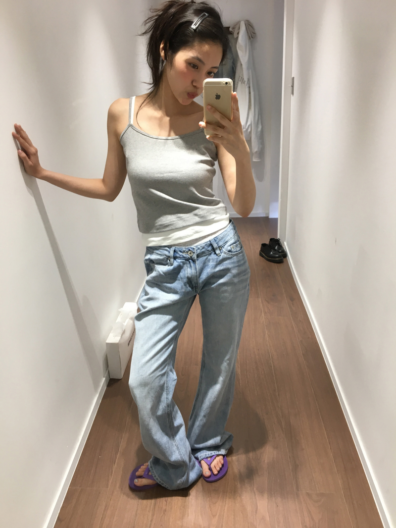 Double layered sleeveless top(3color) 