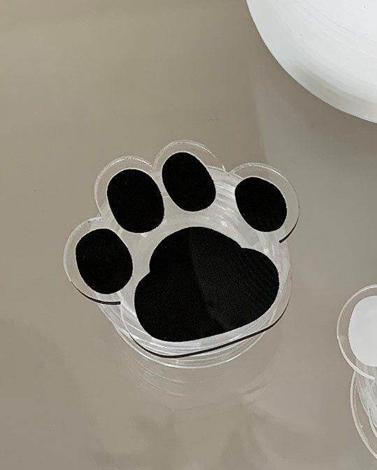 withsome(ウィズサム)の「Shawdow Cat Black Acrylic Smart Tok(Smartphone Accessories)」