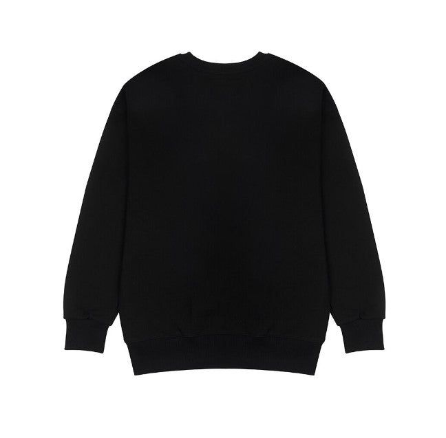 0 1 pizza planet sweatshirt - BLACK