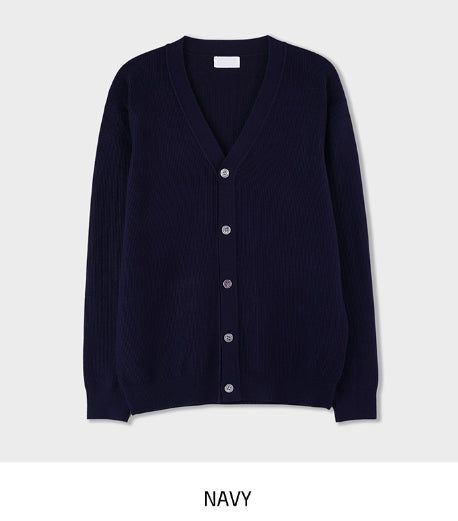 [U-BASIC] Rosin Cash Like Embo Cardigan