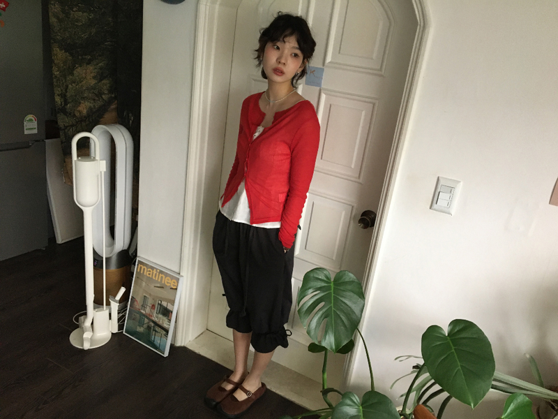 Neige frill harem pants (2color)
