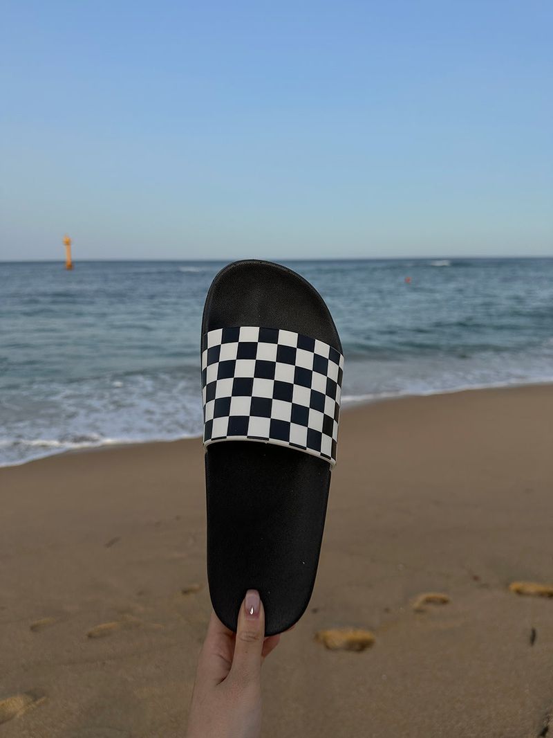 ASCLO(エジュクロ)の「ASCLO Block Check Slippers(Shoes)」