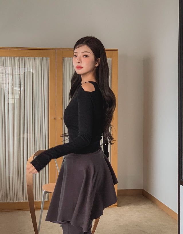 Kona cutting sleeveless bolero set
