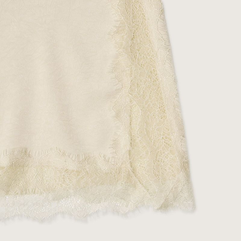 Melrose Satin Lace Top