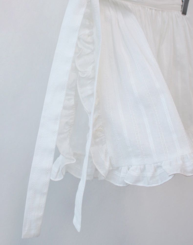 frill apron skirt