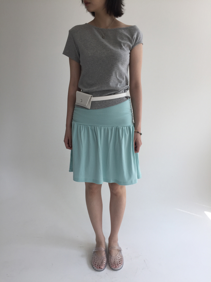 Moa Shirred Midi Skirt (4color) 
