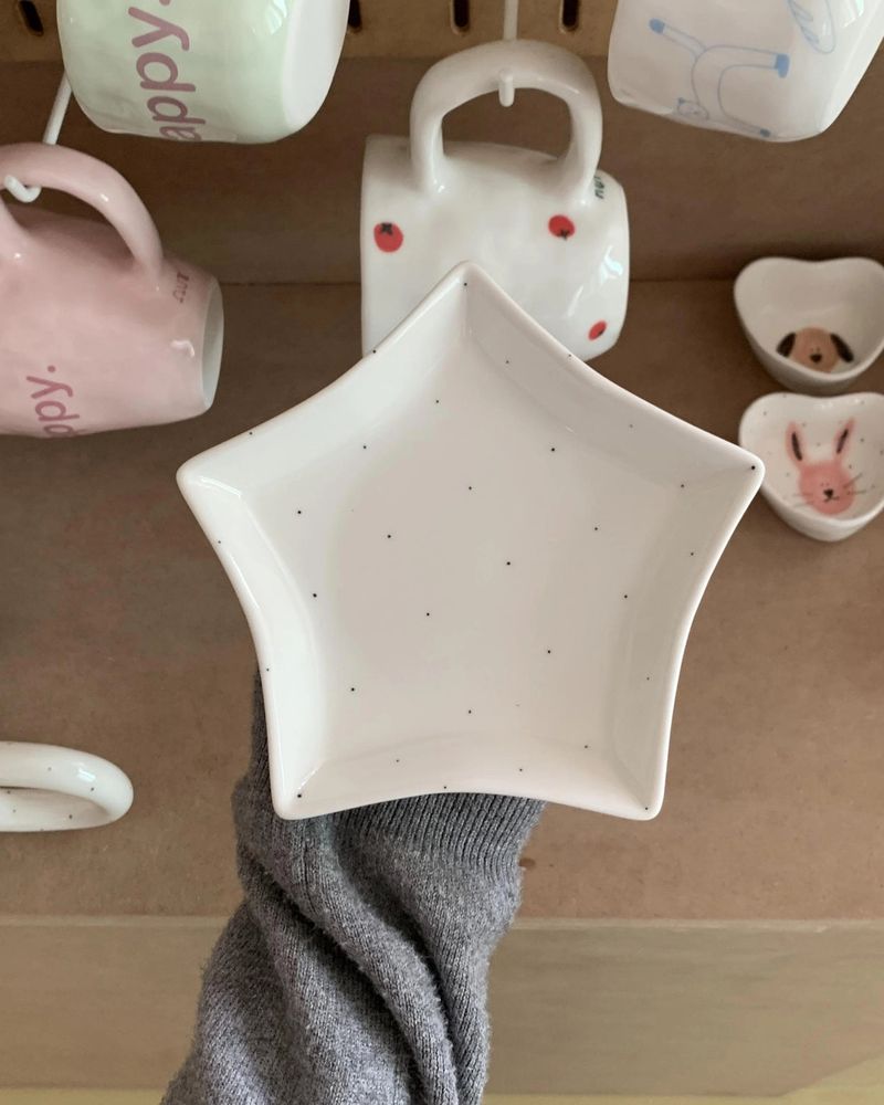 nutceramic（ナットセラミック）の「mini dot star tray（Tableware/Kitchen Goods）」