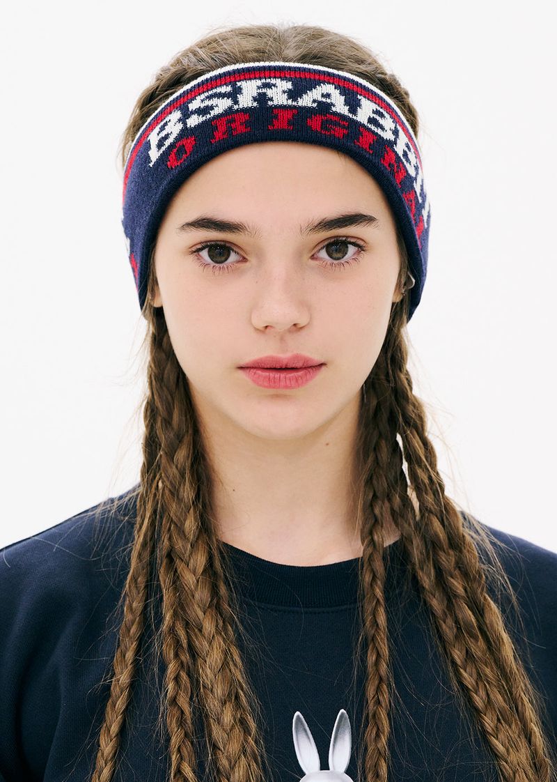 BSRABBIT(ビエスラビット)の「LOGO OLD SCHOOL HEADBAND(Hair Accessories)」