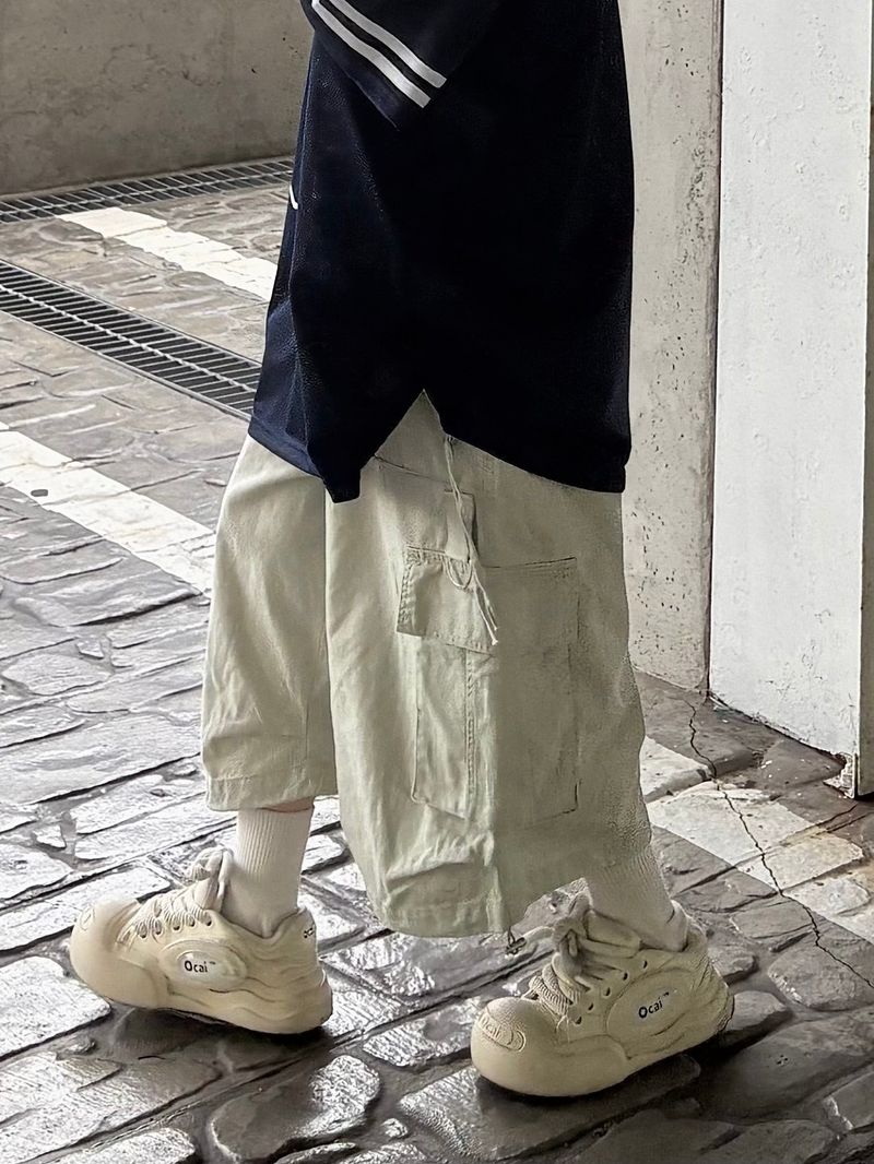 cation d-ring bermuda pants