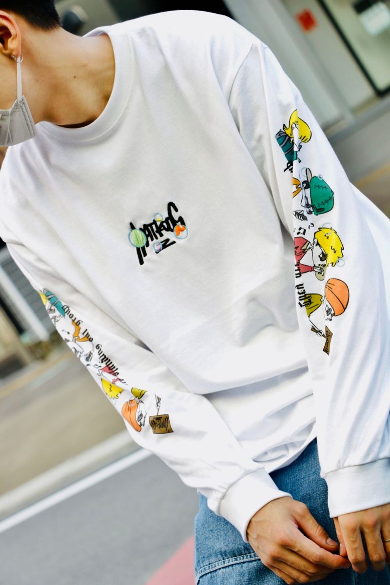 Color bubble L/S TEE