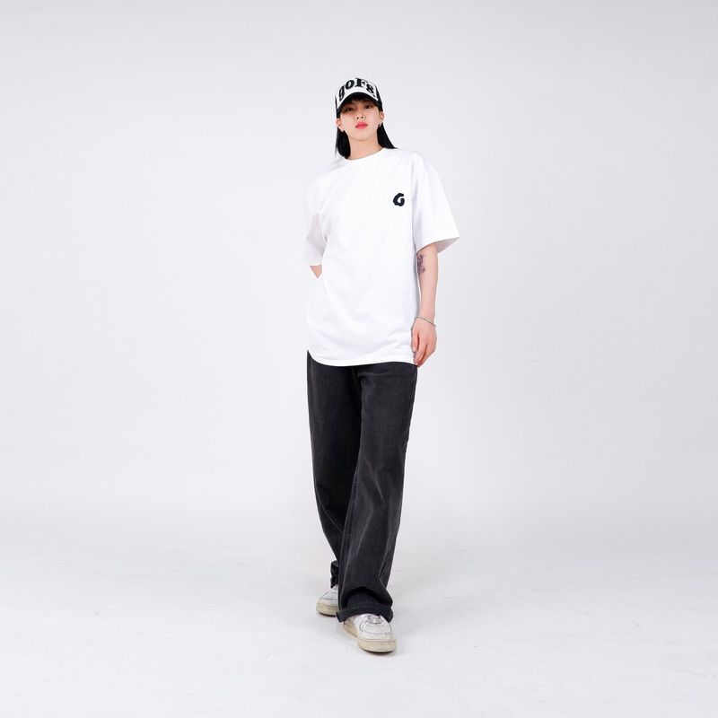 GOOFOFF MAIN LOGO TEE - ( White - Black )