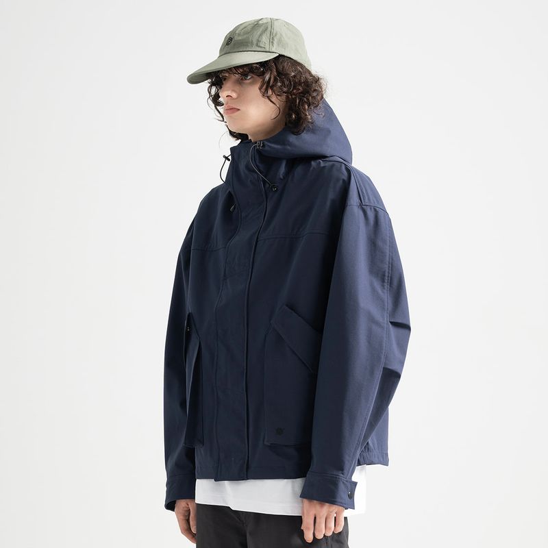 KALAPATTHAR（カラパタール）の「3 Layer Hard Shell Short-Jacket - NAVY（Jackets/Outerwear）」